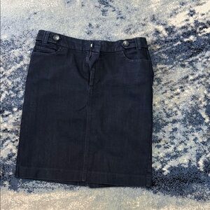 Banana Republic Dark Blue Pencil Skirt